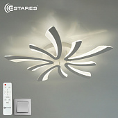 Управляемая светодиодная люстра  ALESSIA 100W 5V-IRC-600x600x70-WHITE/WHITE-220-IP20