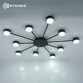 Люстра BINNA 10xGX53 R-950x40-BLACK-220-IP20