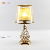 Настольная лампа  ZARina 2R 1xE27-200x400-GOLD/CRYSTAL-220-IP20