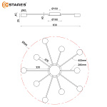 BINNA 10xGX53 BLACK Озон 6