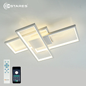 Управляемая светодиодная люстра SVEN 65W 3S-APP-550x360x80-WHITE/WHITE-220-IP20