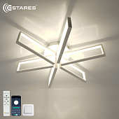 Управляемая светодиодная люстра MALDI 120W 6S-APP-650x150-WHITE/WHITE-220-IP20