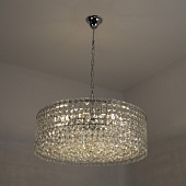 Люстра DIONA 10хЕ14-600х810-CHROME/CRYSTAL-220-IP20