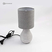 Настольная лампа BETA 1xE14 R-100x120x275-GRAY/GRAY-220-IP20