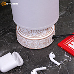 Настольная лампа DELTA 1xE14 R-120x200-WHITE BLACK-220-IP20